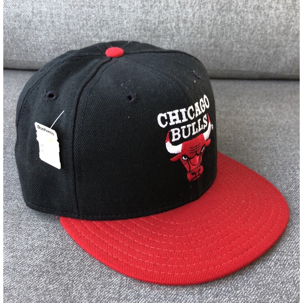 NWT - Vintage 90’s NEW ERA CHICAGO BULLS Pro Model NBA Wool Cap Hat - Picture 6 of 7